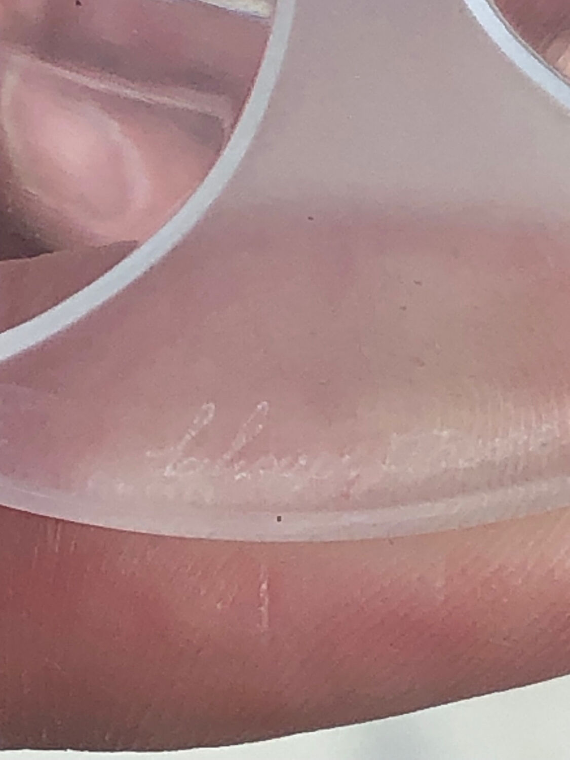 Set of Lalique stemmed glasses