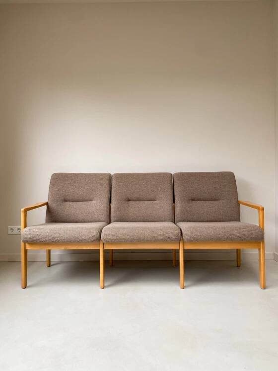 Vintage Wooden Seating Area / Sofa / Armchair
