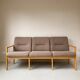 Vintage Wooden Seating Area / Sofa / Armchair