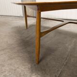 Coffee table XXL Scandinavian teak 178cm 1965