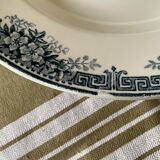 Mismatched ironstone plates