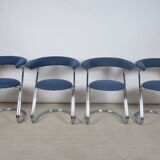 Tubular chairs cantilever 1970