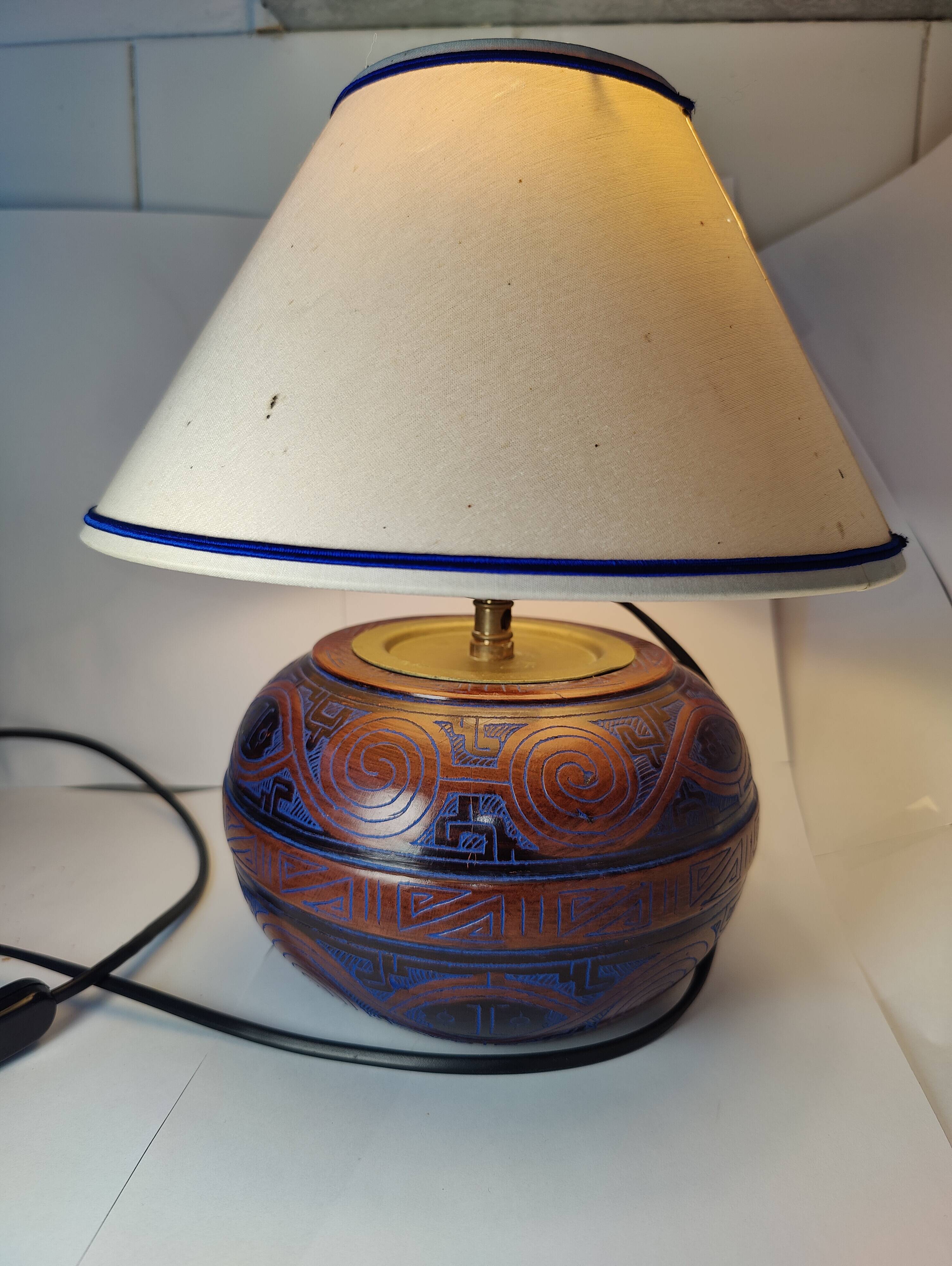 Lampe terre cuite de Marivaldo Brazil