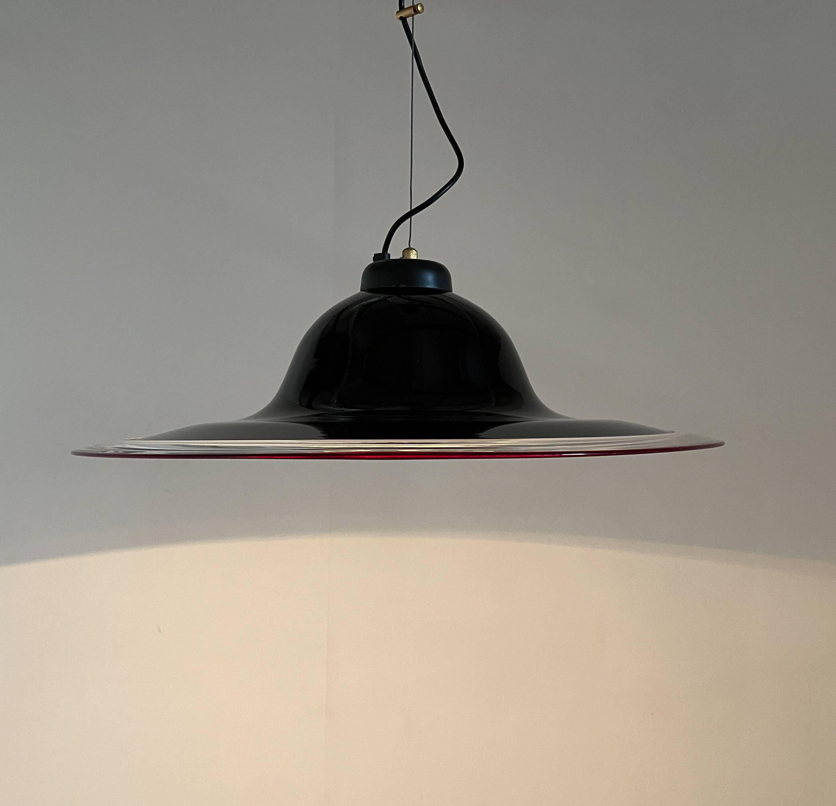 1970's italian Murano glass pendant