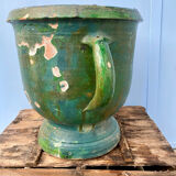 Varnished terracotta jar