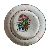 Assiette XVIIIème siècle en faïence, est de la France
