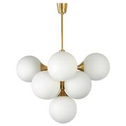 Atomic Lustre in Brass by Kaiser, Germany, 1960s