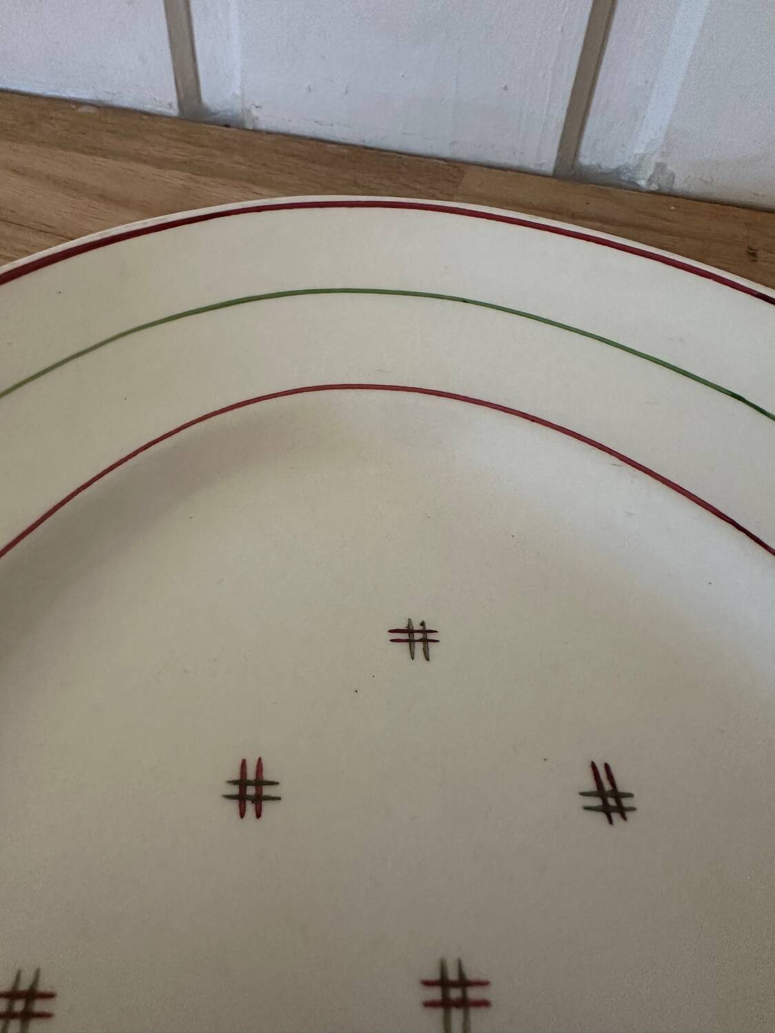 Luneville oval dish