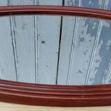 art deco mirror in plaster 79 x 47 cm