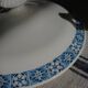 Old soup tureen or vegetable dish in Longchamp “René” iron earthenware