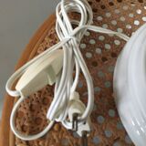 Triple white ceramic dove lamp