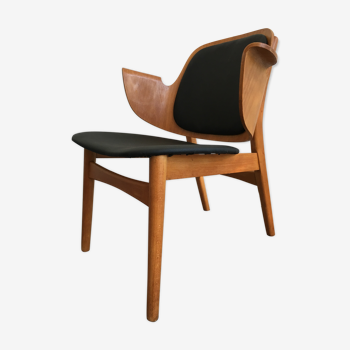 Hans Olsen lounge chair model 107 for Bramin, Denmark, 1950 's