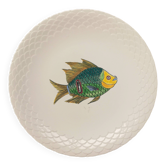 Assiette Gien “Baie d’Halong” – décor poisson – vintage