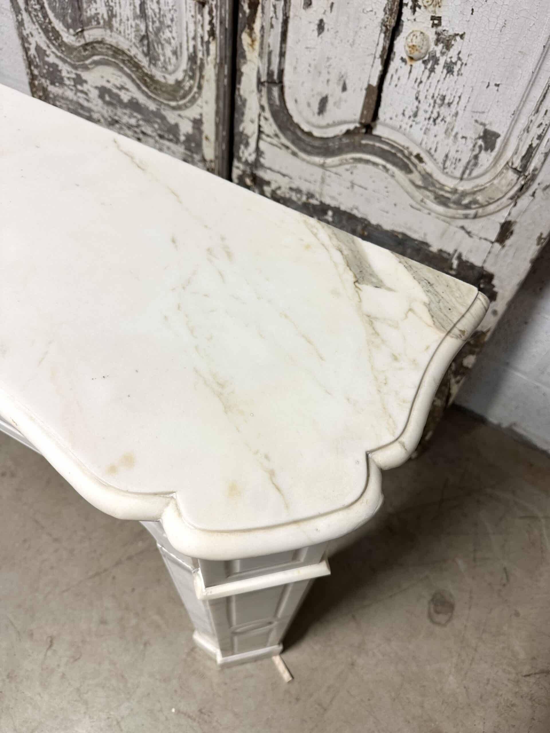 Louis XV style flat fireplace circa 1900