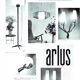 Pair of wall lights by Maison Arlus by Felix Agostini in bronze.