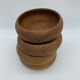 Lot de 4 bols en teck teak style scandinave