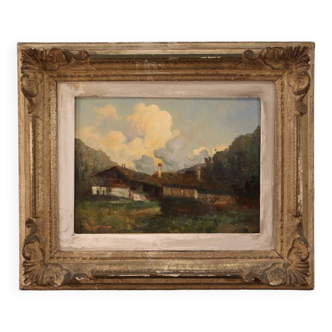 Peinture de paysage de montagne du 20ème siècle