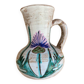 Small thistle pitcher Vallauris