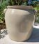 Light beige stoneware jar