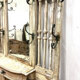 Patinated locker room