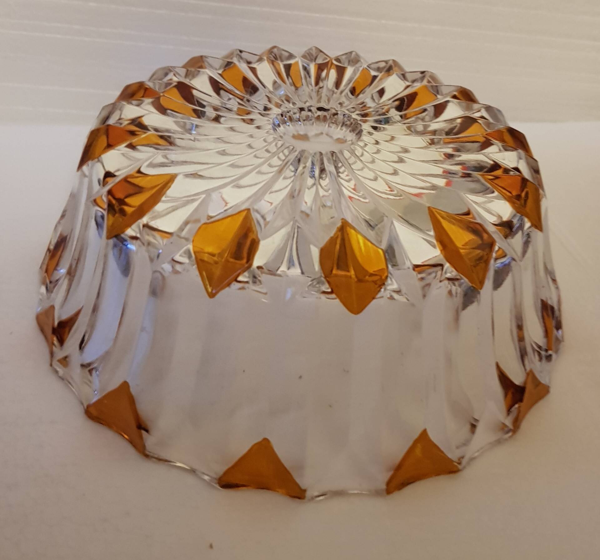 Lot  de 2 saladiers en cristal