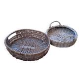 Antique wicker baskets