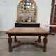 Italian table in raw oak from the 19th century.