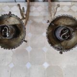 Brass sconces