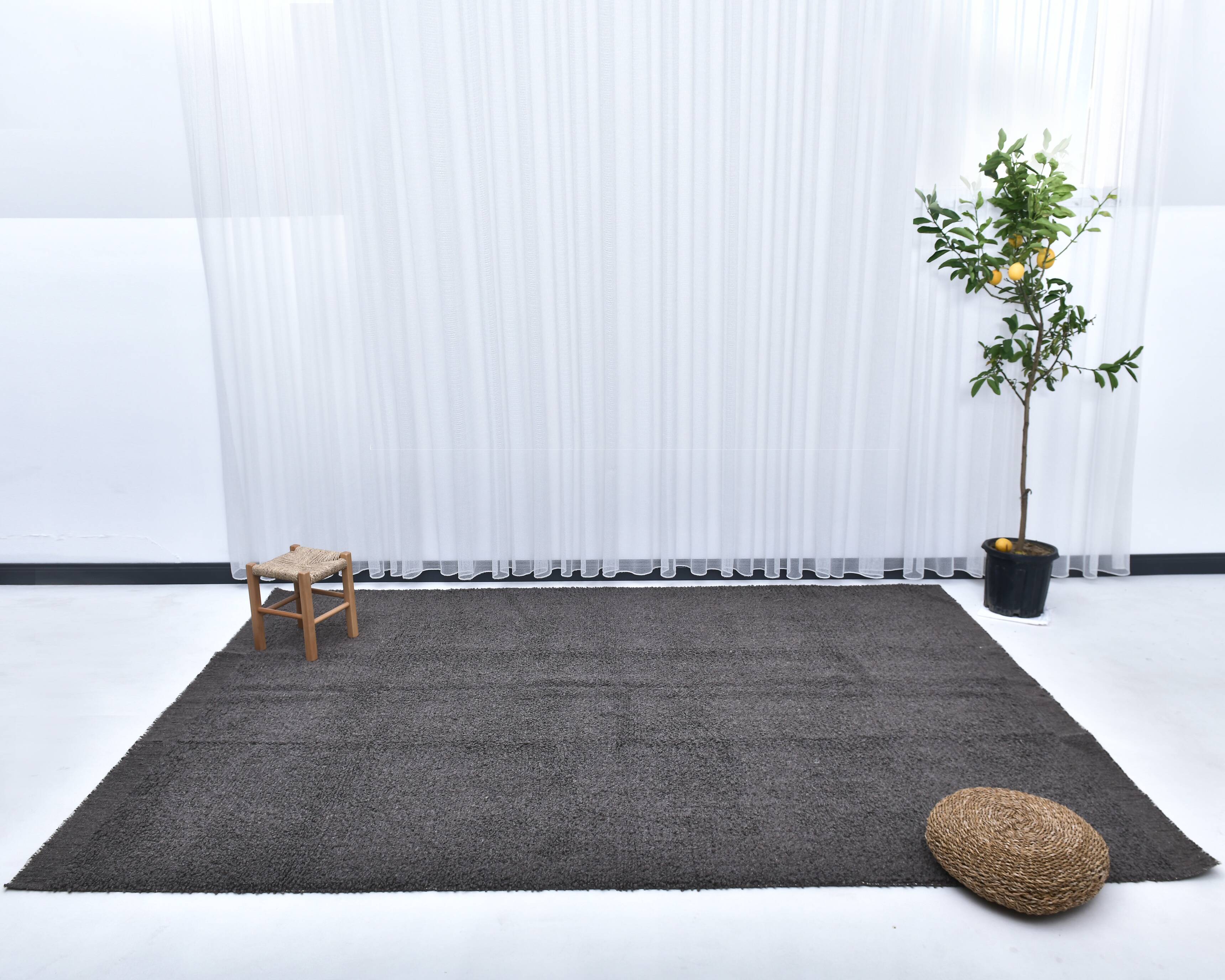 7x10 Oversize Brown Handmade Rug, 211x302Cm SK 241441