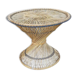 Tamtam table in rattan
