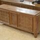 Cerused oak sideboard signed Maurice Rinck 1940s