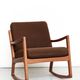 Ole Wanscher Mid-Century Rocking Chair "Senator" for France & Søn