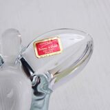 Empty crystal pear pocket ashtray