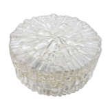 Glass wall lamp, vintage 70s