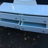 Dressing table mirror triptych 1970 vintage