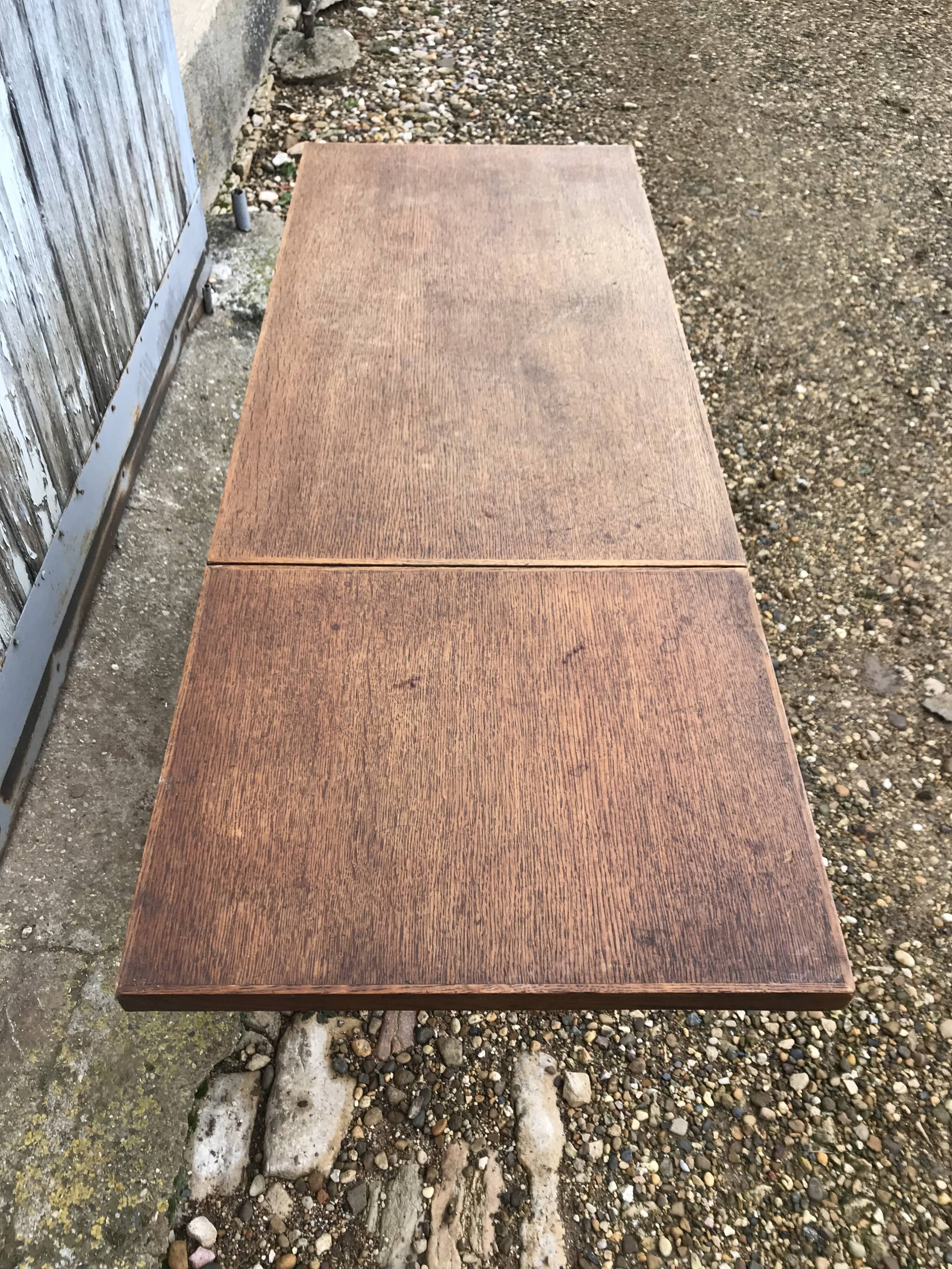 Former administrative oak desk