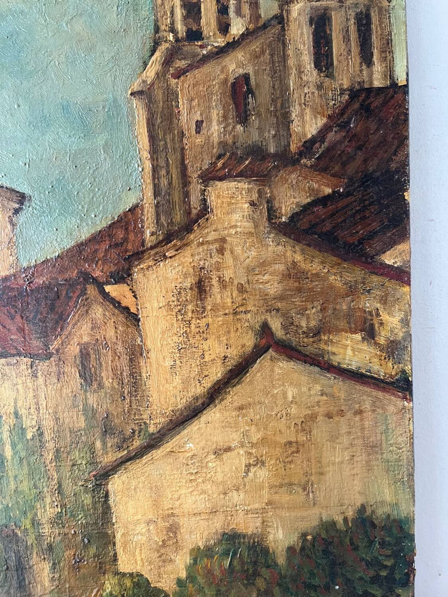 Village do Minho au Portugal, signé Vasquez del Rio