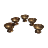 Small brass glasses - vintage