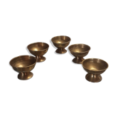 Small brass glasses - vintage