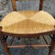 Chaises paillés rustique