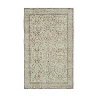 Handwoven contemporary anatolian beige carpet 173 cm x 284 cm - 36554