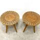 Paire de tabourets design Jan Kalus par úluv, vintage tchèque 1960s