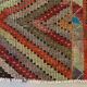 Large Vintage Turkish Kilim Rug 280x215 cm Wool Jajim Kelim
