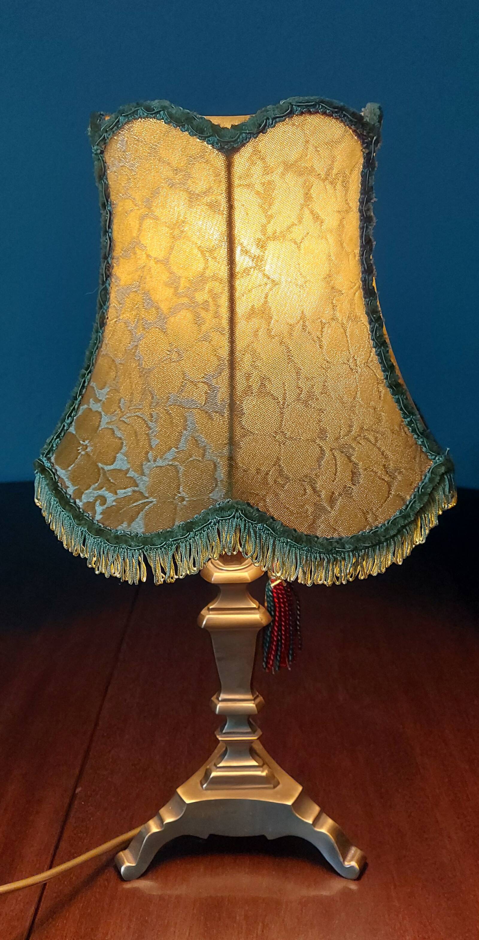 Lampe de cabinet art déco en laiton