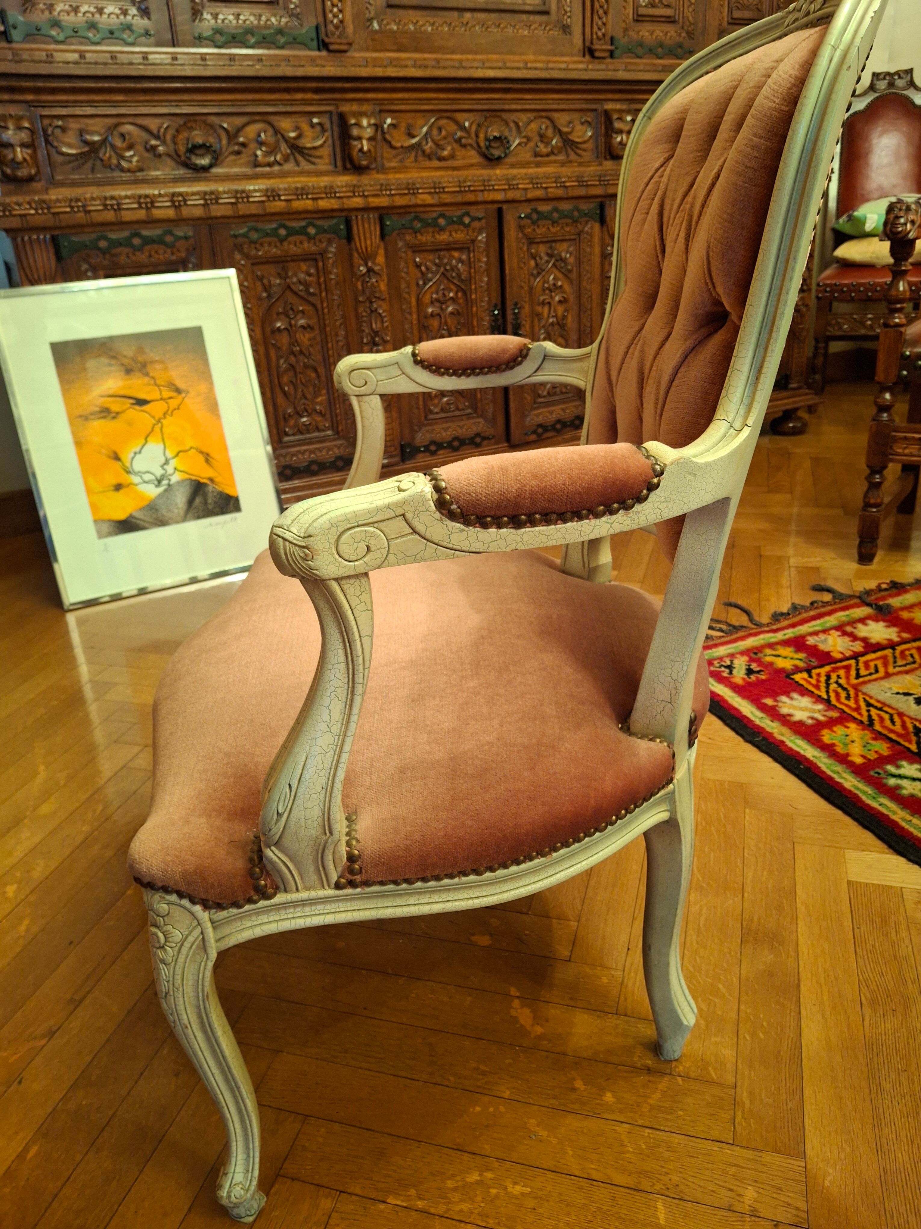 Fauteuil style Louis XV
