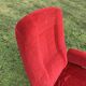 Lot de fauteuils cinema velour rouge