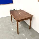 Solid cherry wood desk with spindle legs