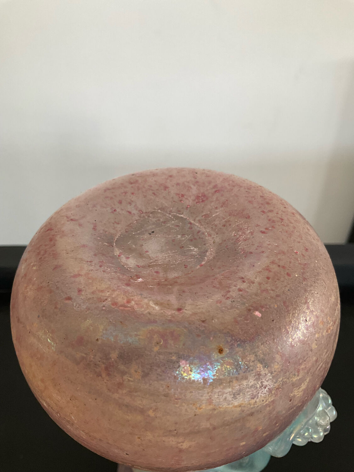 Old "Scovo" vase in Murano glass