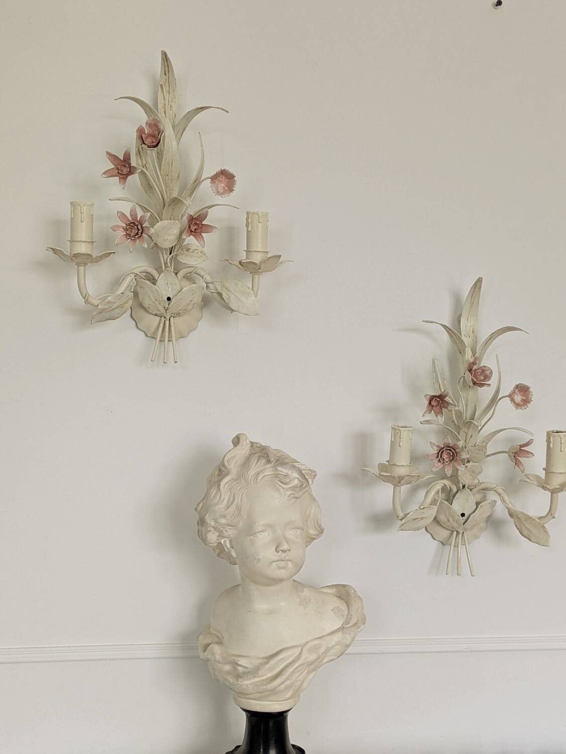 Shabby chic wall lights