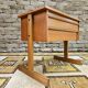 Small Scandinavian bedside table 1960 vintage